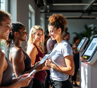 Spor Salonları İçin <br>QR Karekodlu Mobil Geçiş